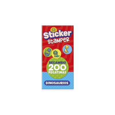Recambio Sticker Stamper Dinosaurios Recambio Sticker Stamper Dinosaurios