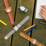 Reloj Infantil Slap Panda Rojo