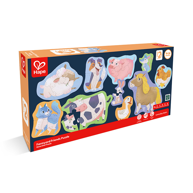 Puzzle evolutivo Amigos da Quinta