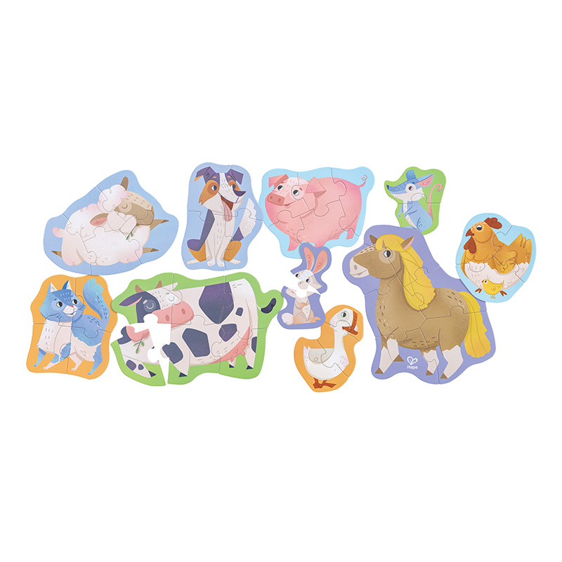 Puzzle evolutivo Amigos da Quinta