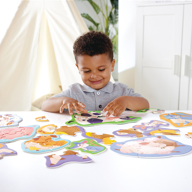 Puzzle evolutivo Amigos da Quinta