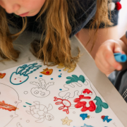 Scribble Mat Tapete reutilizable para colorear: Bajo el Mar