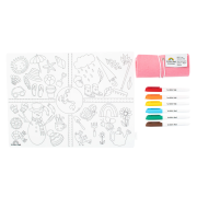 Scribble Mat Tapete reutilizable para colorear: Las Estaciones