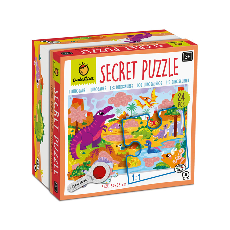 Secret Puzzle: Dinosaurios
