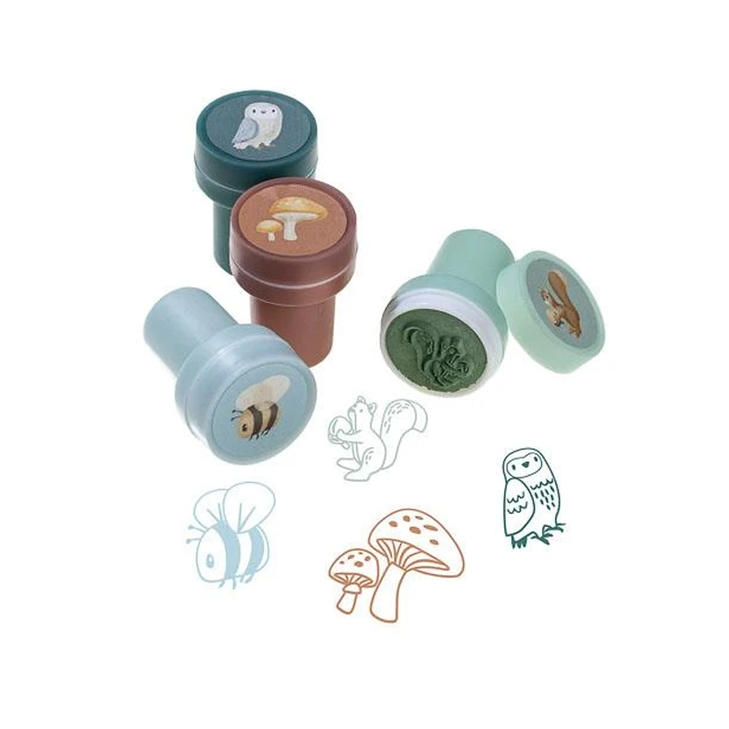 Set 16 Sellos Little Dutch Forest Friends