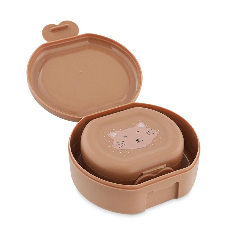 Conjunto de 2 lancheiras com clip Gato