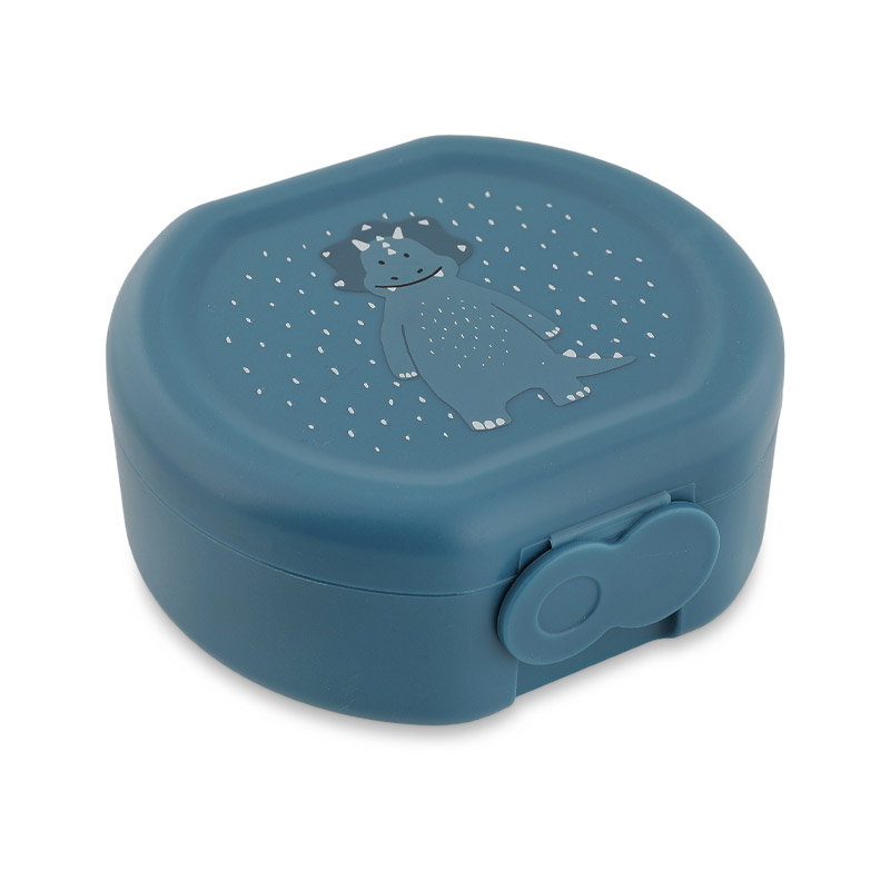 Conjunto de 2 lancheiras com clip Triceratops