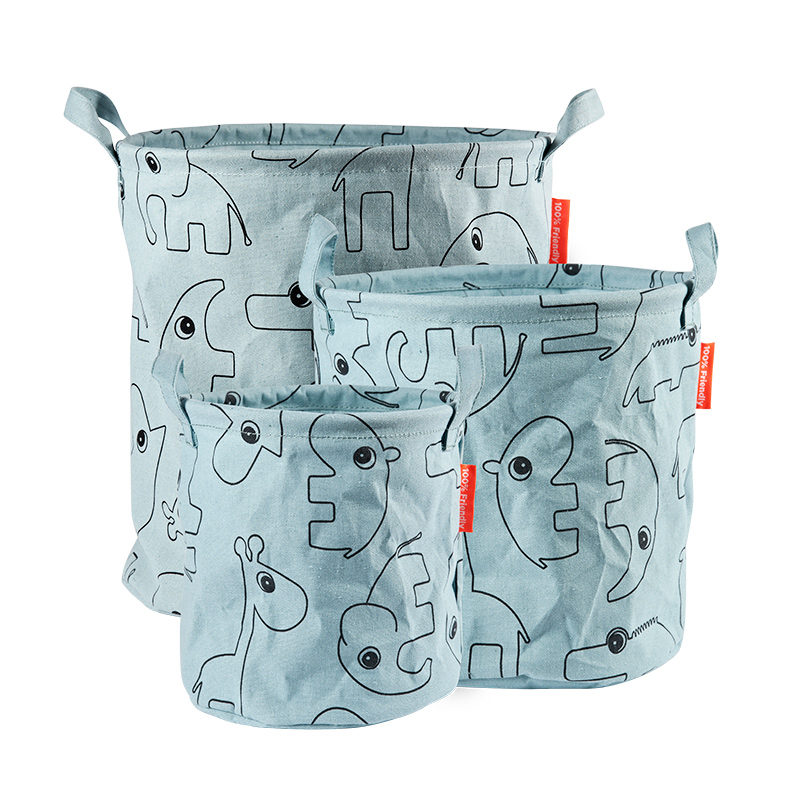 Set de 3 Cestas Contour Azul