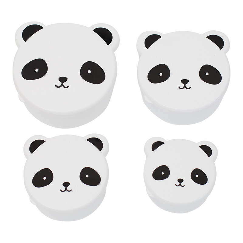 Set de 4 Fiambreras: Panda