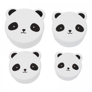 Set de 4 Fiambreras: Panda