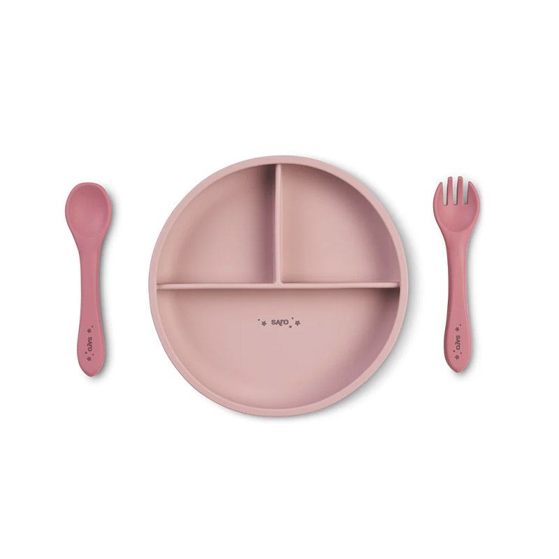 Conjunto de Alimentação Food & Fun Rosa