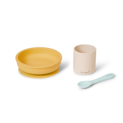 Conjunto de Alimentação Nordic Mix Mostarda Conjunto de Alimentação Nordic Mix Mostarda