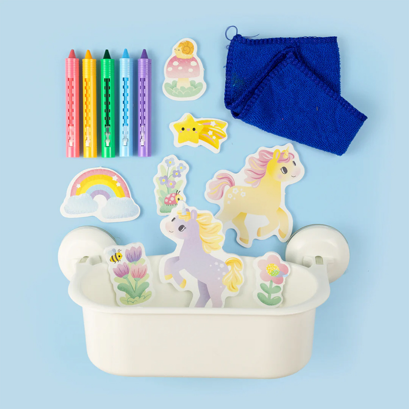 Set creativo de baño Unicornios Bath Art de Tiger Tribe
