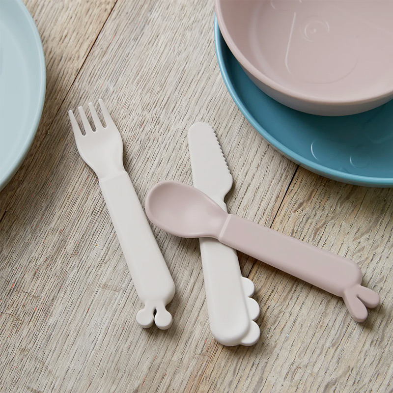 Conjunto de Talheres Deer Friends Areia