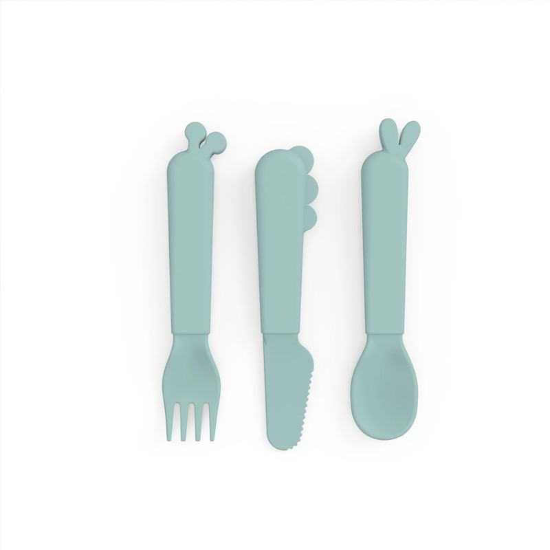 Set de Cubiertos Deer Friends Azul