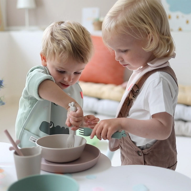 Set de Cubiertos Deer Friends Verde