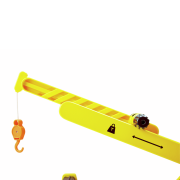 Conjunto de Grua Móvel e Construção