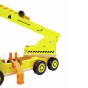 Conjunto de Grua Móvel e Construção