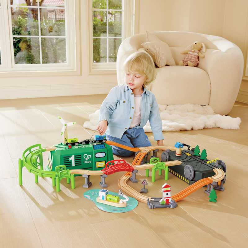 Conjunto de Comboio Eco Energy em Cubo