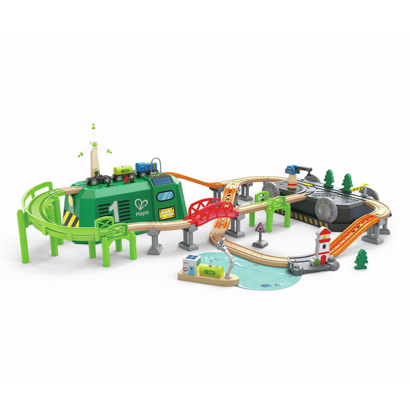 Conjunto de Comboio Eco Energy em Cubo