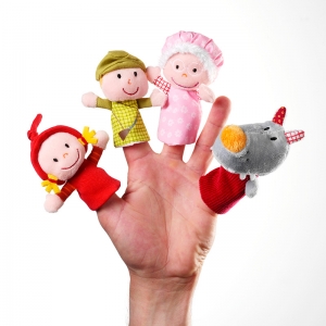 Set Marionetas de Dedo: Caperucita Roja