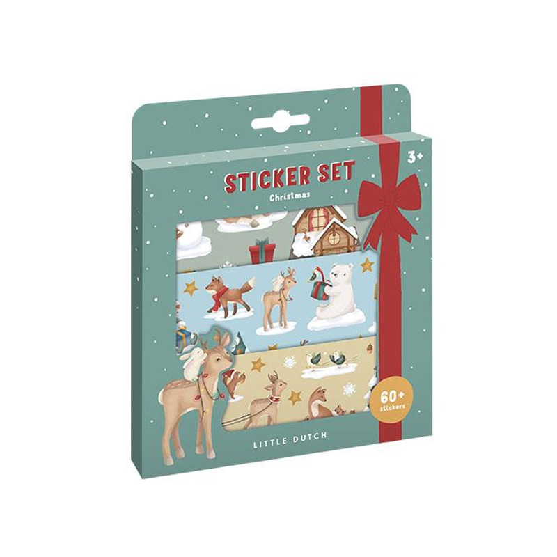 Set Pegatinas de Navidad Little Dutch