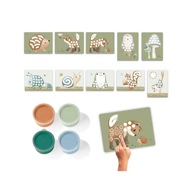 Set Pintura de Dedos Little Dutch Forest Friends