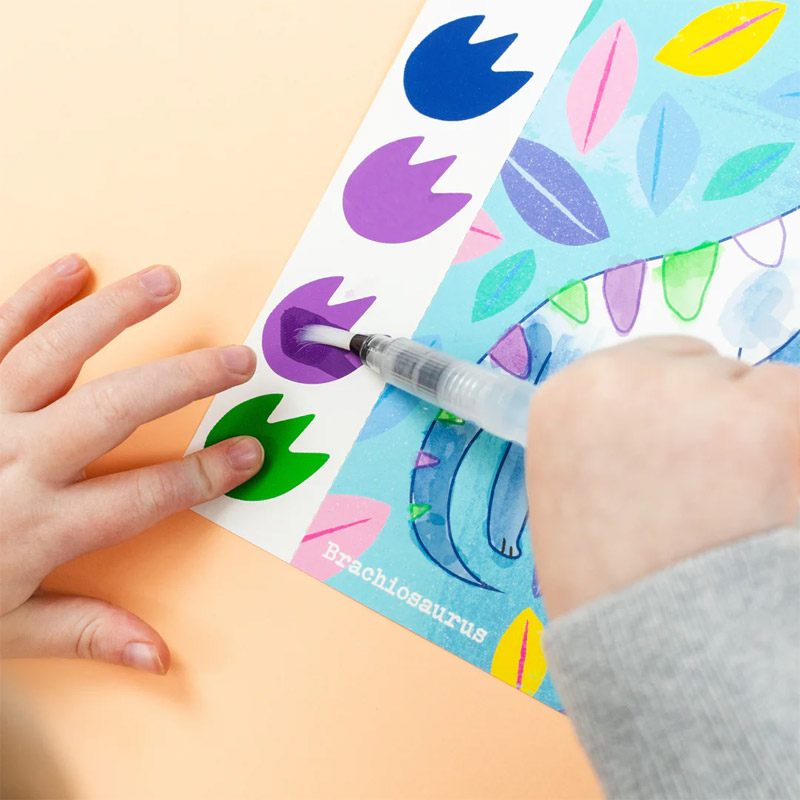 Set Pintura Dinosaurios