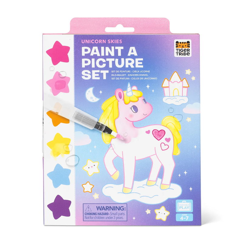 Conjunto Pintura Unicórnios