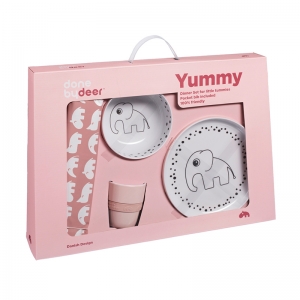 Set Vajilla: Happy Dots Rosa