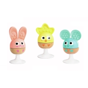 Chocalhos Musicais Alegres com Ventosa e Mordedor