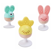 Chocalhos Musicais Alegres com Ventosa e Mordedor