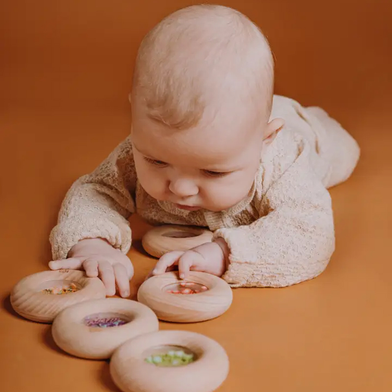 Sonajero Sensorial Donut Kiwis