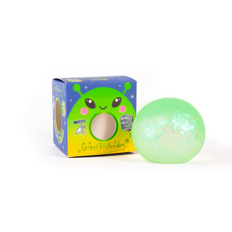 Squishy Ball Glitter Great Pretenders Alien