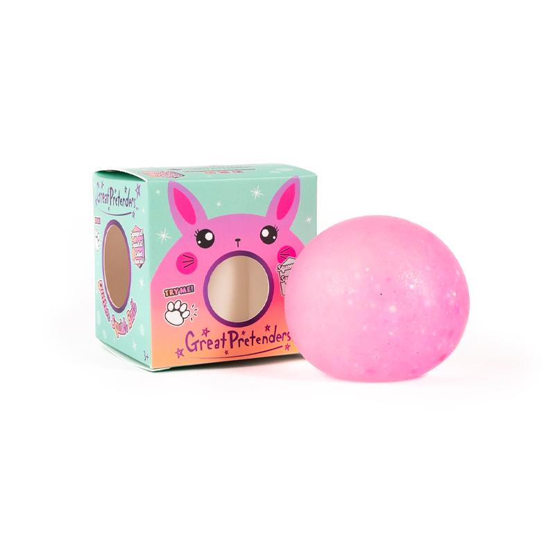 Squishy Ball Glitter Great Pretenders Conejito