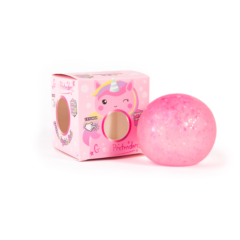 Squishy Ball Glitter Great Pretenders Unicornio