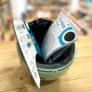 Super Outlet: Casco Pequeño con Luces Verde Pastel