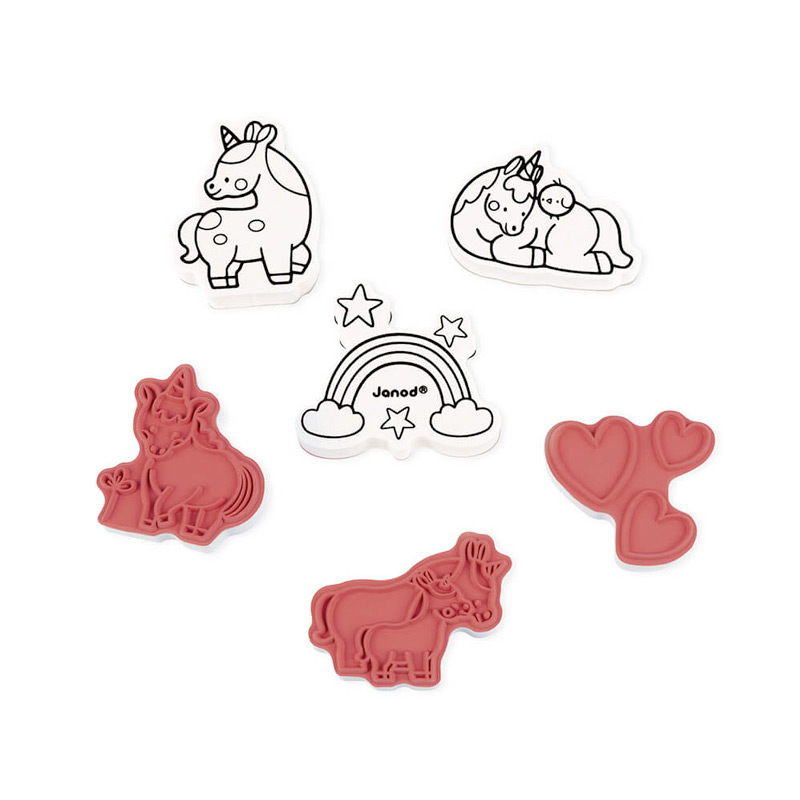 Stampinoo Set de 15 Tampones Unicornios