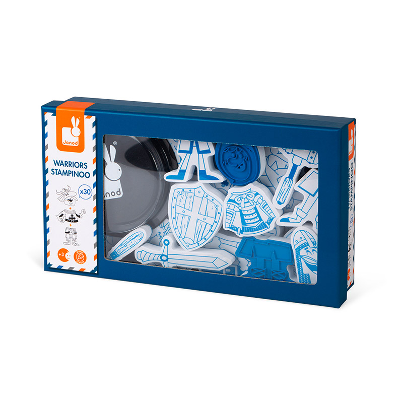 Stampinoo Set de 30 Tampones Guerreros