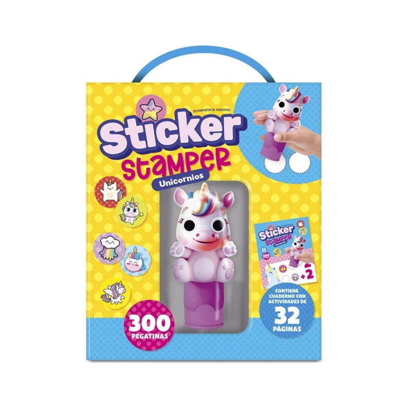 Sticker Stamper Unicornios