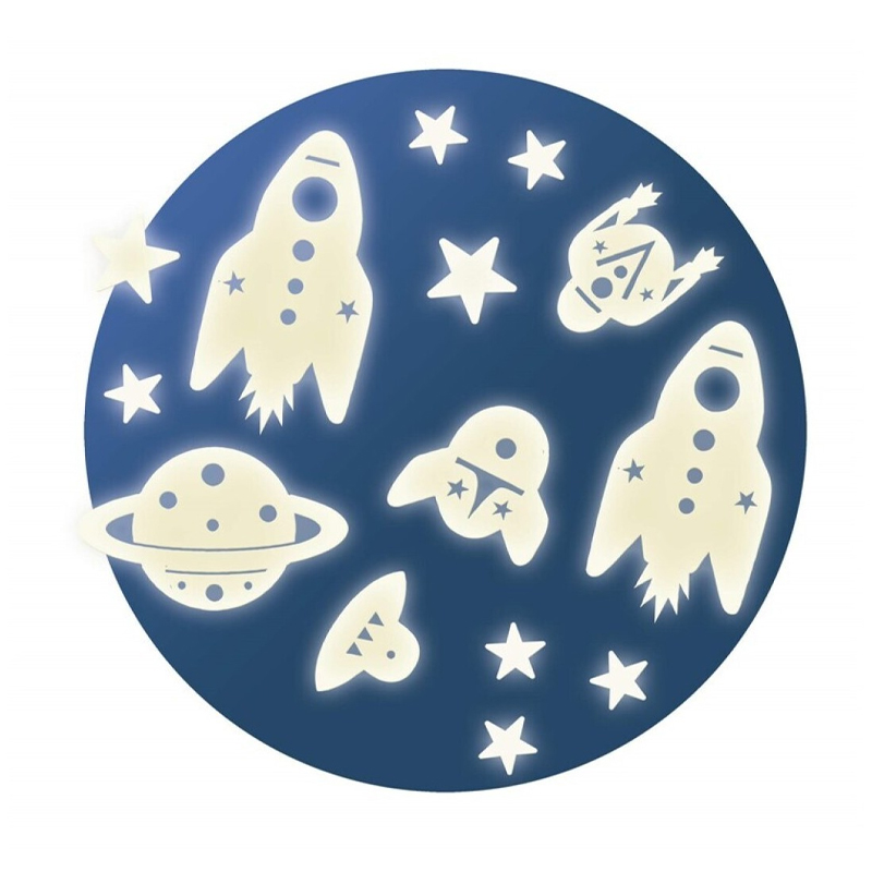 Stickers Fosforescentes Missão Espacial