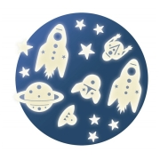 Stickers Fosforescentes Missão Espacial