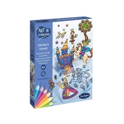 Stickers Vitrail Petits Princes