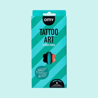 Tattoos OMY Art Temporales Flower Power
