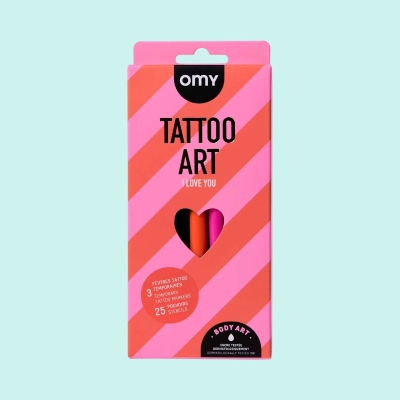 Tattoos OMY Art Temporales I Love You