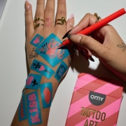 Tattoos OMY Art Temporales I Love You