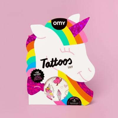 Tattoos OMY Unicornio Lily