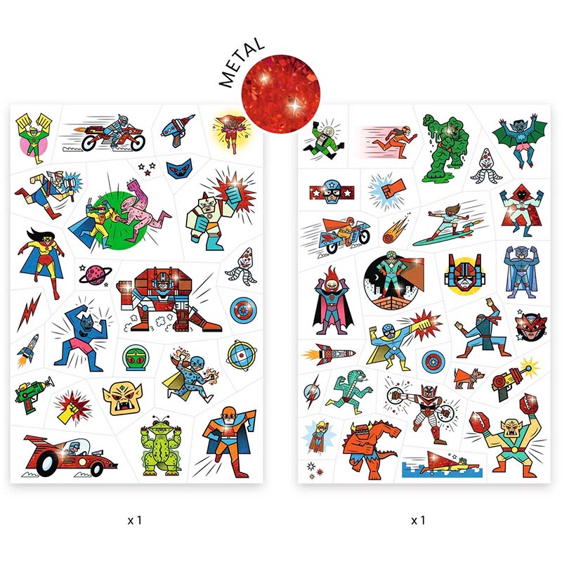 Tatuagens Heróis e Vilões