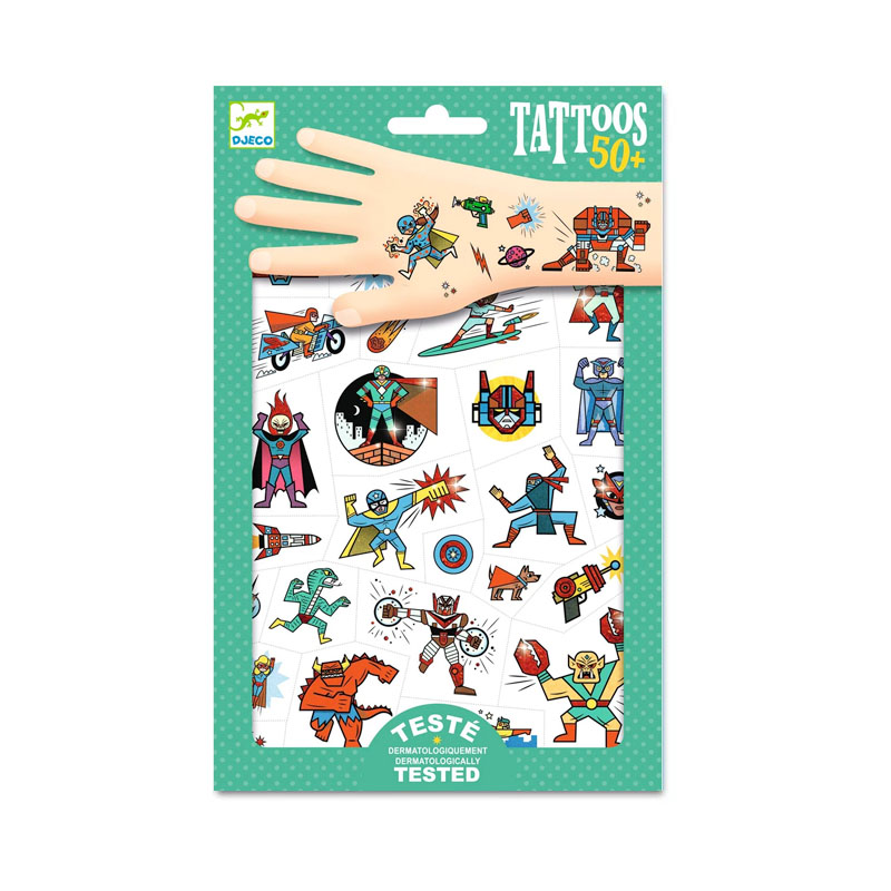 Tatuagens Heróis e Vilões