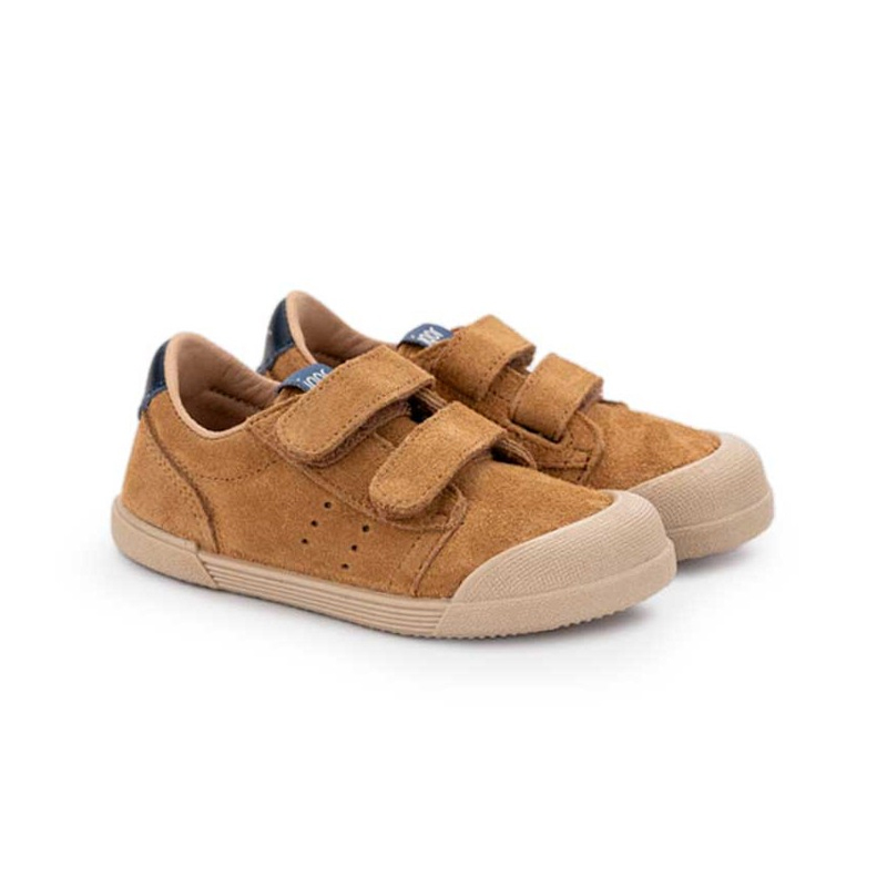 Zapatillas respetuosas Tennis Suede Mostaza